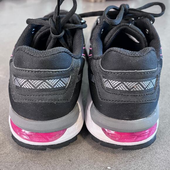 Asics Gel Citrek Black Womens running shoes size 9 athletic walking sneakers - Picture 4 of 8